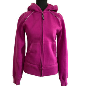 Running Room Fit Wear fuscia pink/purple thick cotton hoodie. Size S